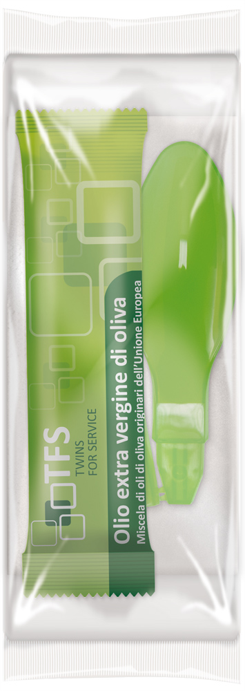 TFS - Kit tovagliolo cucchiaio verde olio