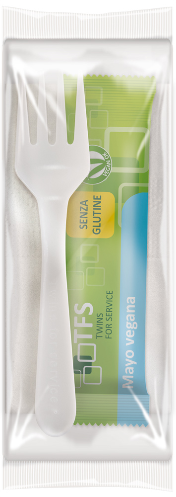TFS - Kit tovagliolo forchetta mayo vegana