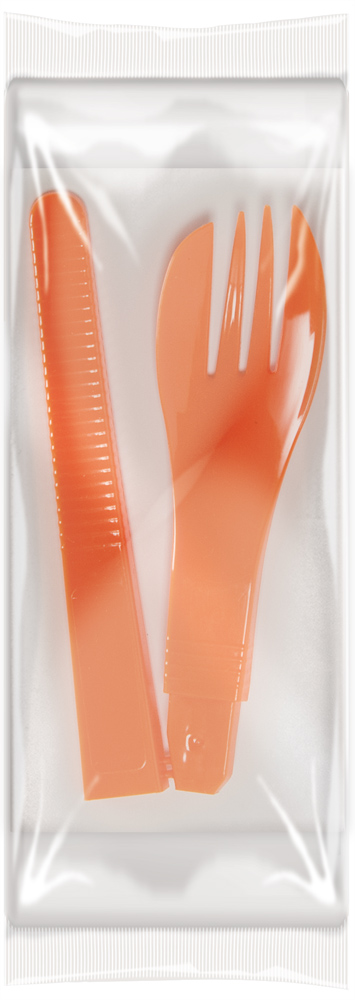 TFS - forchettina pieghevole arancione